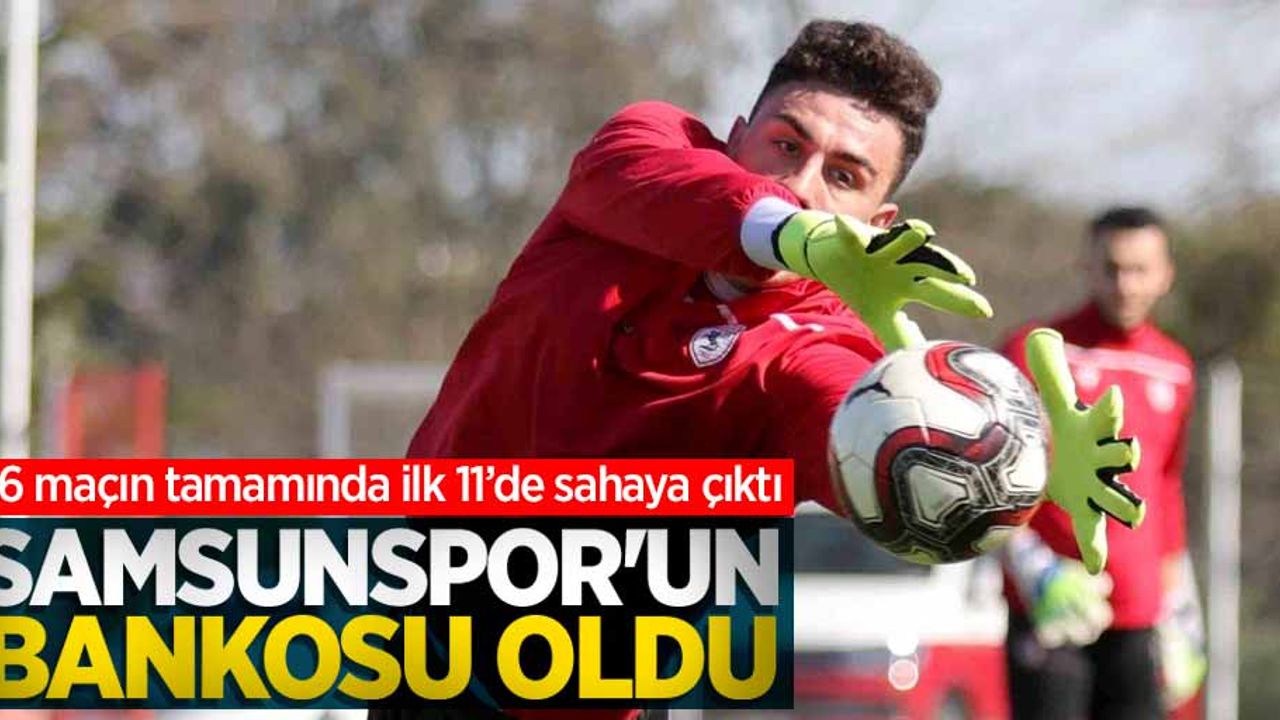 26 maçın tamamında ilk 11 de sahaya çıktı! Nurullah Aslan Samsunspor'un bankosu oldu 