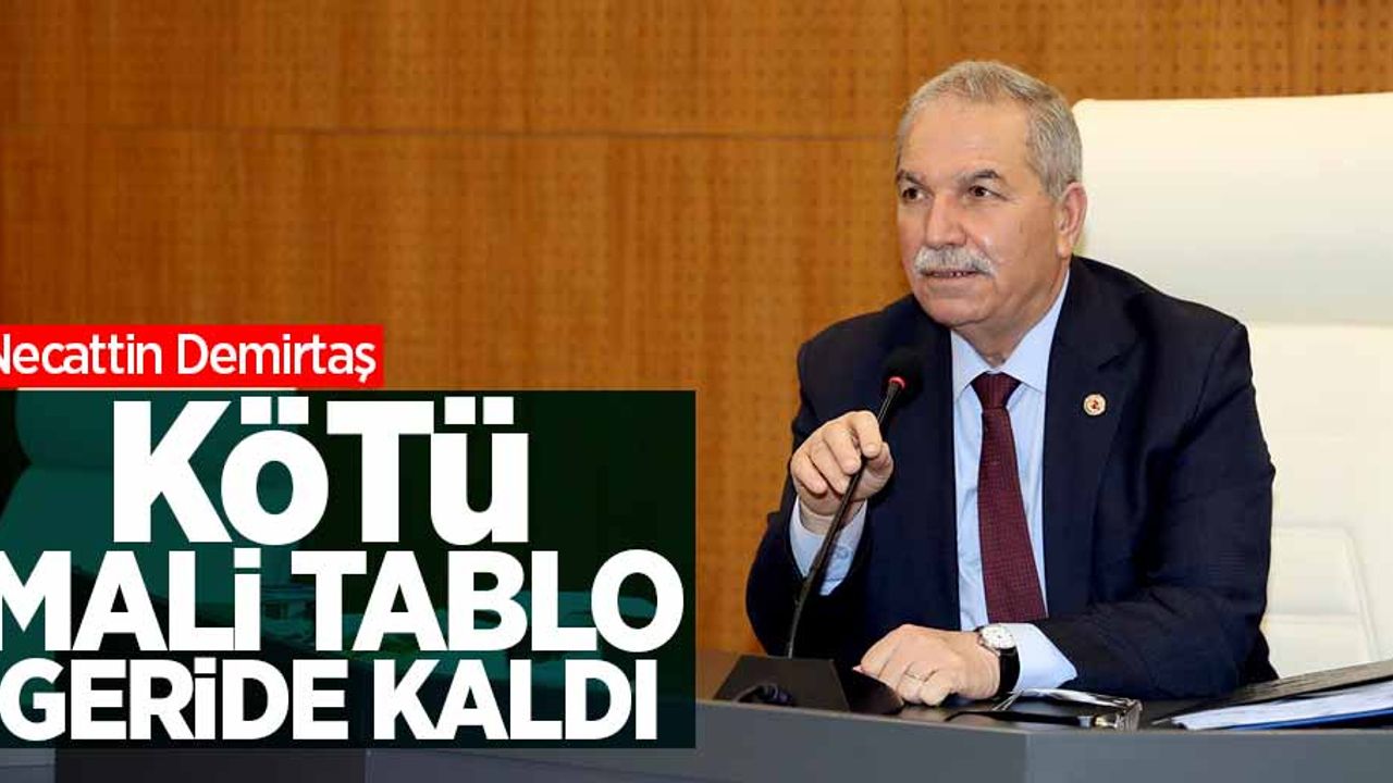 Necattin Demirtaş: Kötü mali tablo geride kaldı