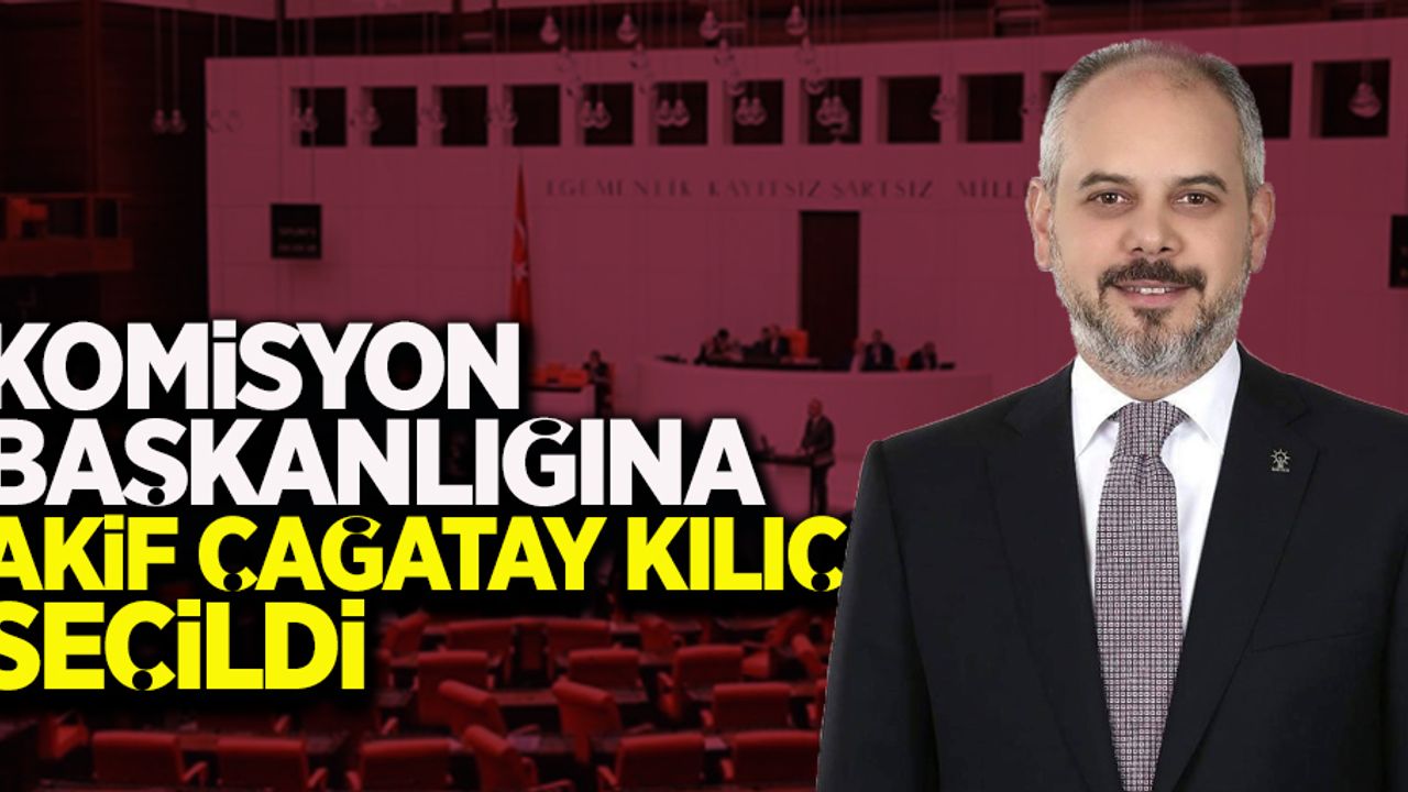 TBMM Dışişleri komisyon başkanlığına eski Samsun milletvekili Akif Çağatay Kılıç seçildi