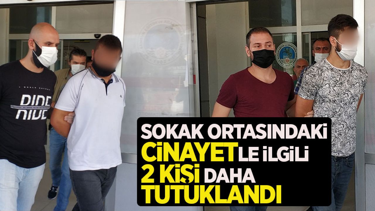 Sokak ortasındaki cinayetle ilgili 2 kişi daha tutuklandı