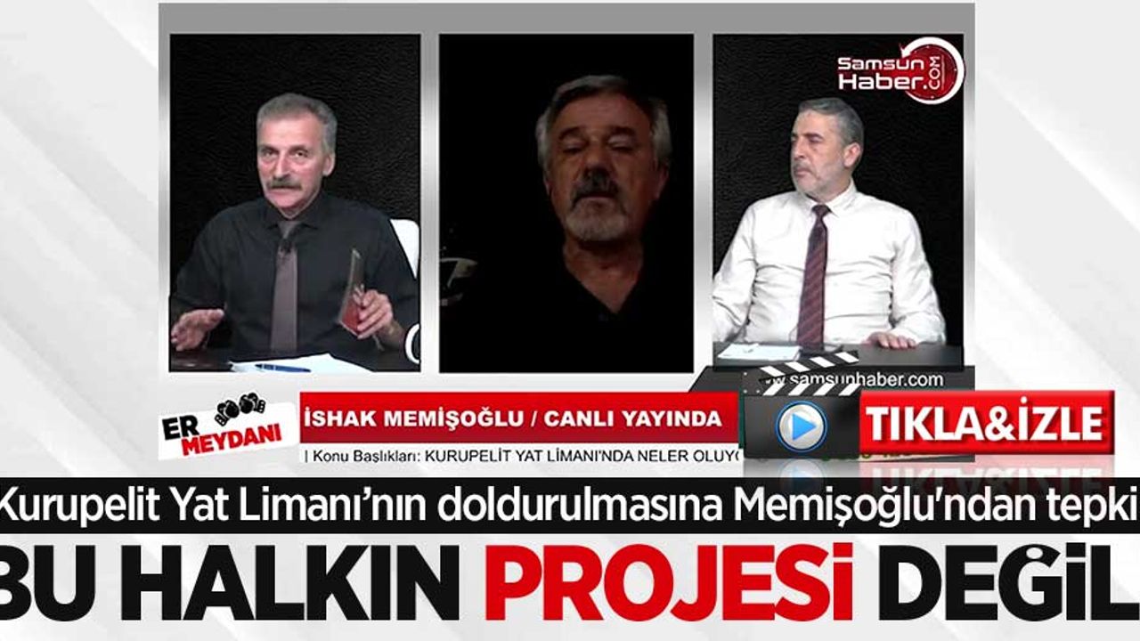 Kurupelit olayına Memişoğlu'ndan tepki! "Bu halkın projesi değil"
