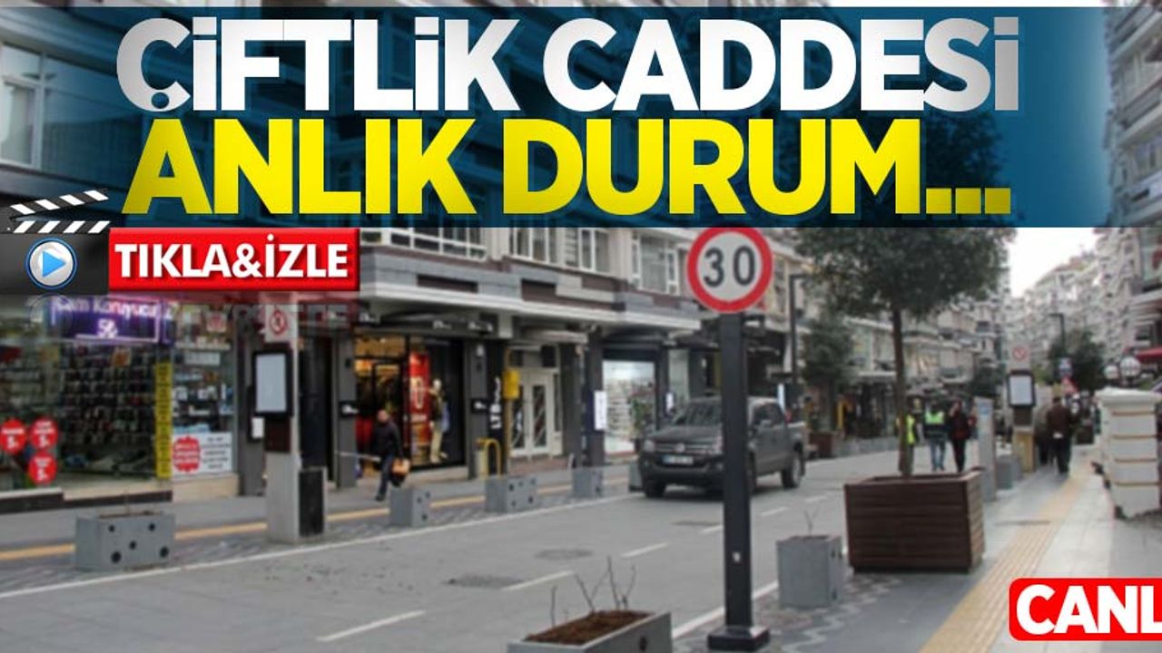 Samsun Çiftlik Caddesi anlık... 14 Temmuz Çarşamba