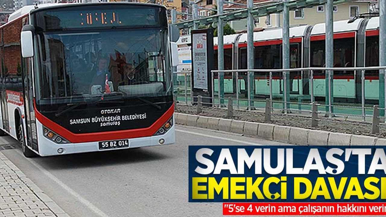 SAMULAŞ'ta emekçi davası! "5'se 4 verin ama çalışanın hakkını verin"