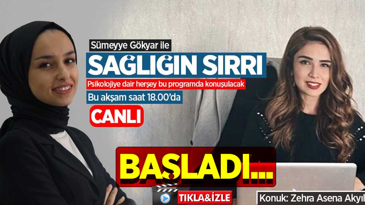 Sümeyye Gökyar ile Sağlığın Sırrı başladı
