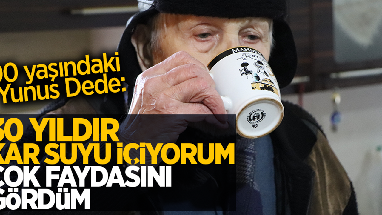30 yıldır kar suyu içiyorum çok faydasını gördüm