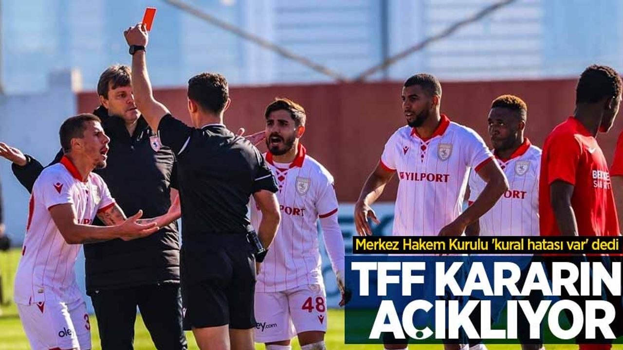 Merkez Hakem Kurulu 'kural hatası var' dedi SON DAKİKA... TFF kararını açıklıyor  