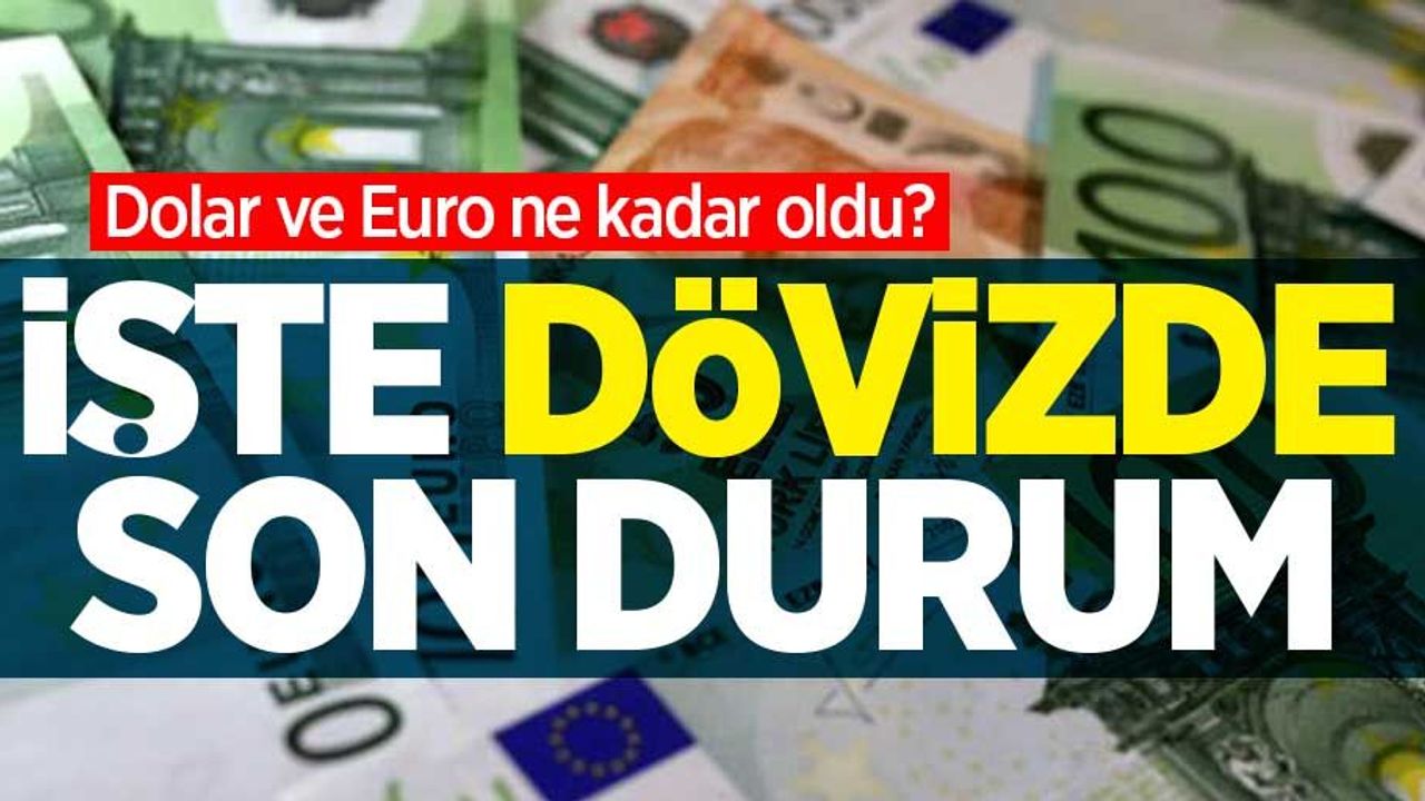 Dolar ve Euro ne kadar oldu? 19 Mart Cuma dövizde son durum...