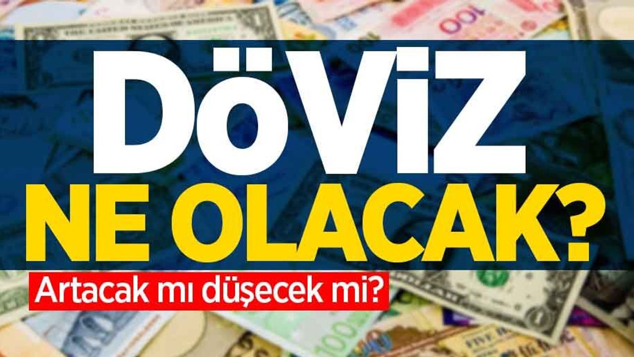 Döviz ne olacak? Artacak mı düşecek mi?
