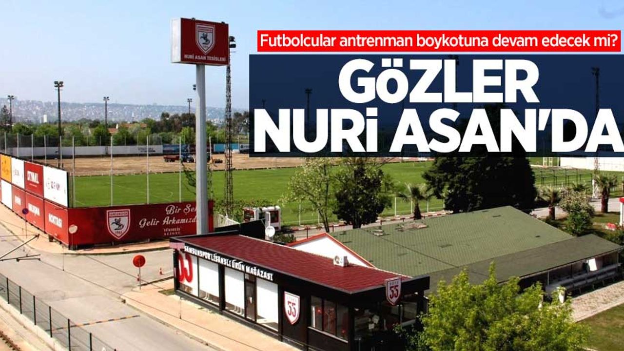 Futbolcular antrenman boykotuna devam edecek mi?   Gözler Nuri Asan'da 