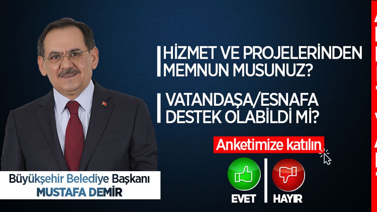 Samsunhaber.com anket: Vatandaşlar Mustafa Demir'den memnun mu? 