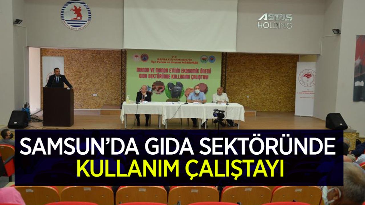 Samsun’da “Manda ve Manda Etinin Ekonomik Önemi Gıda Sektöründeki Kullanım Çalıştayı”
