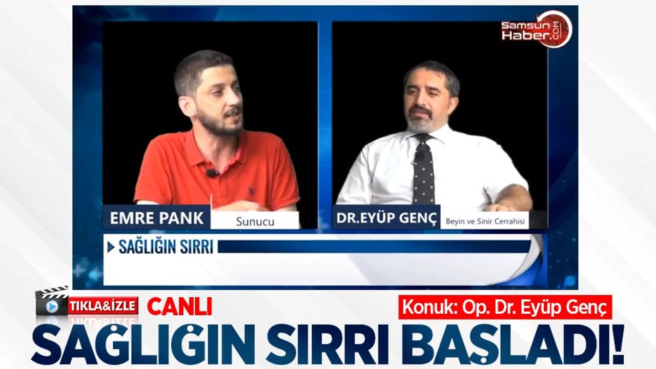 Sağlığın Sırrı başladı! Konuk: Op. Dr. Eyüp Genç