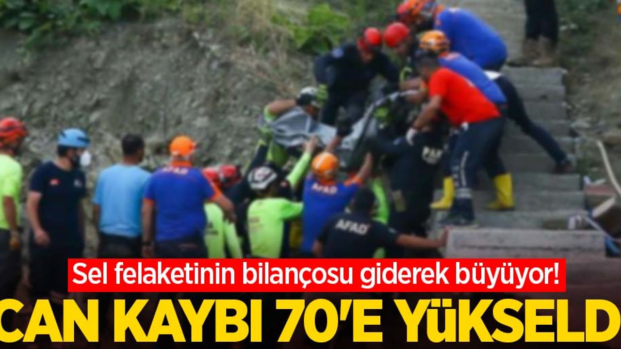 Sel felaketinin bilançosu giderek büyüyor! Can kaybı 70'e yükseldi