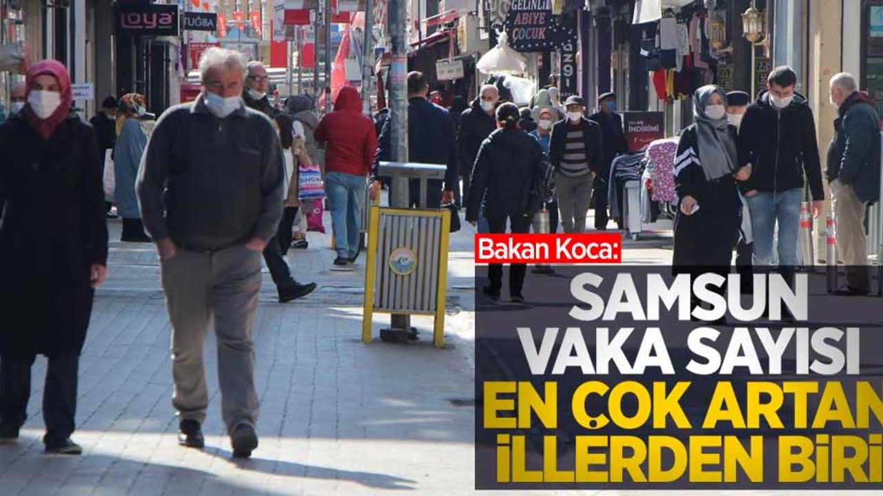 Bakan Koca: Samsun vaka sayısı en çok artan illerden biri