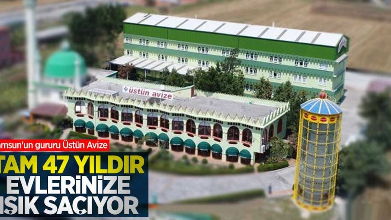 Samsun'un gururu Üstün Avize tam 47 yıldır evlerinize ışık saçıyor
