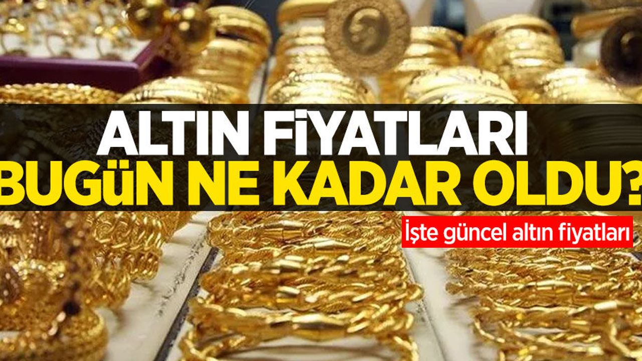 Altın fiyatları bugün ne kadar oldu? İşte 3 Kasım Çarşamba güncel altın fiyatları
