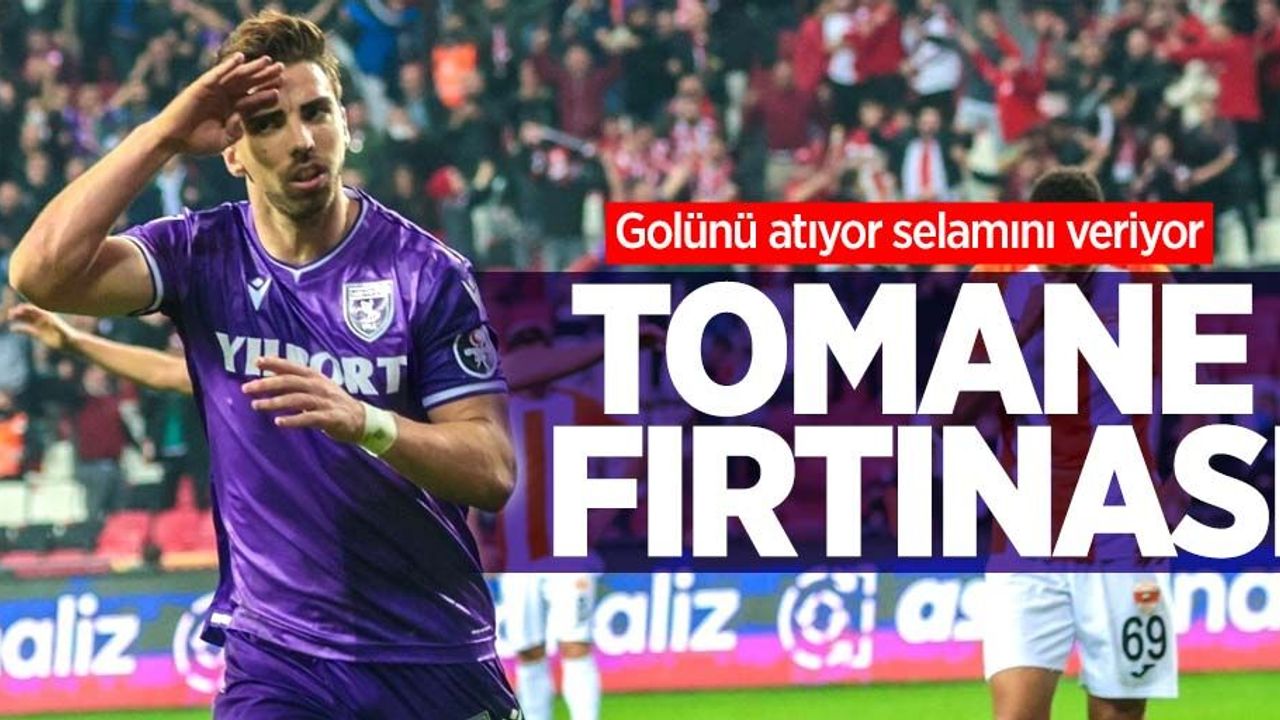 Golünü atıyor selamını veriyor TOMANE FIRTINASI 