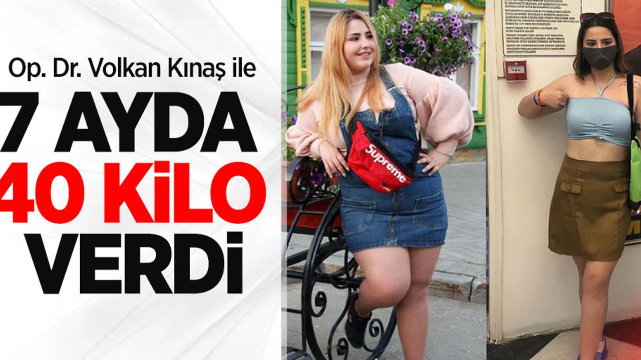 OP. DR. VOLKAN KINAŞ ile 7 ayda 40 kilo verdi