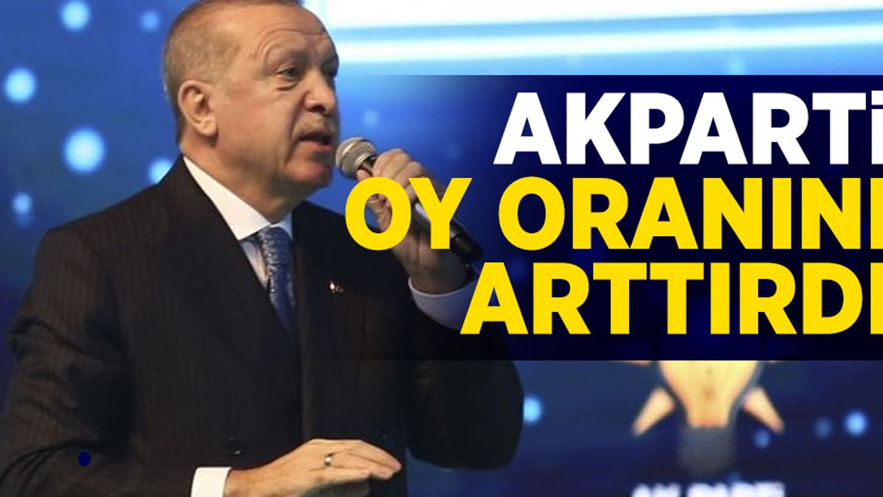 AK Parti oy oranını yükseltti