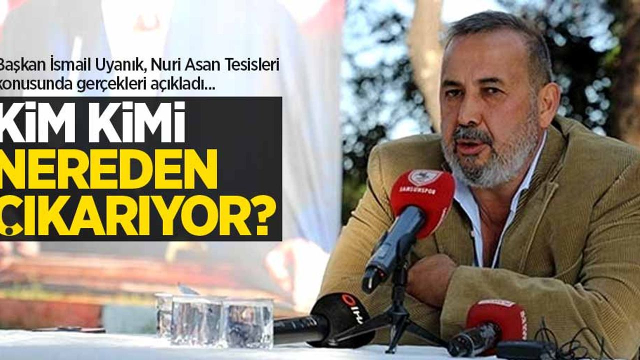 Başkan İsmail Uyanık, Nuri Asan Tesisleri konusunda gerçekleri açıkladı...