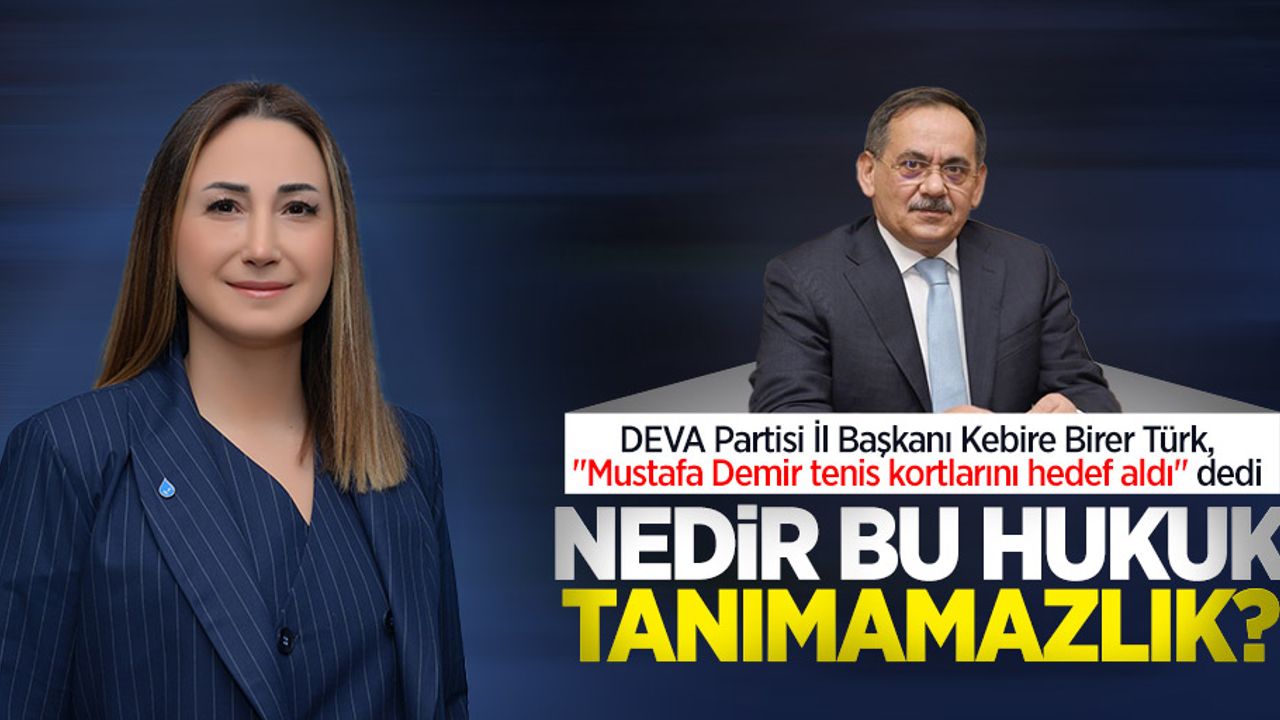 Tenis Kulübü'yle ilgili bir tepkide Başkan Türk'ten: Nedir bu hukuk tanımamazlık