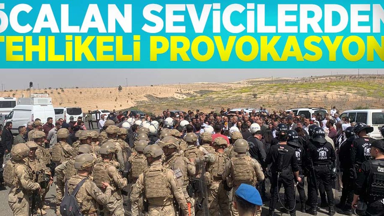 Öcalan'ın Doğum Gününü Kutlamak İsteyen Gruba Güvenlik Güçleri ''DUR'' Dedi!