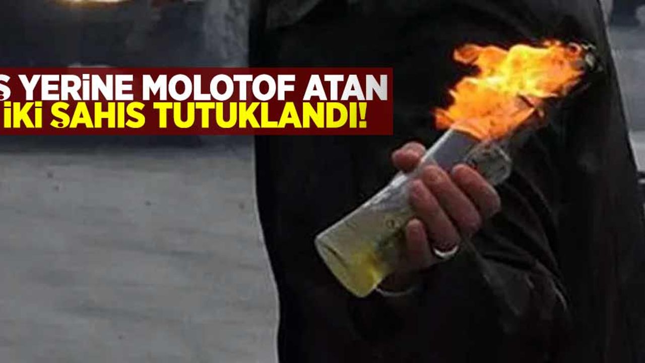 Bafra'da İş Yerine Molotofla Saldıran İki Kişi Tutuklandı!
