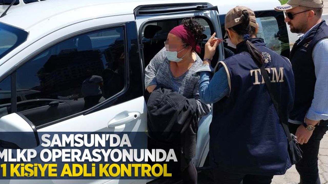 Samsun'da MLKP operasyonunda 1 kişiye adli kontrol