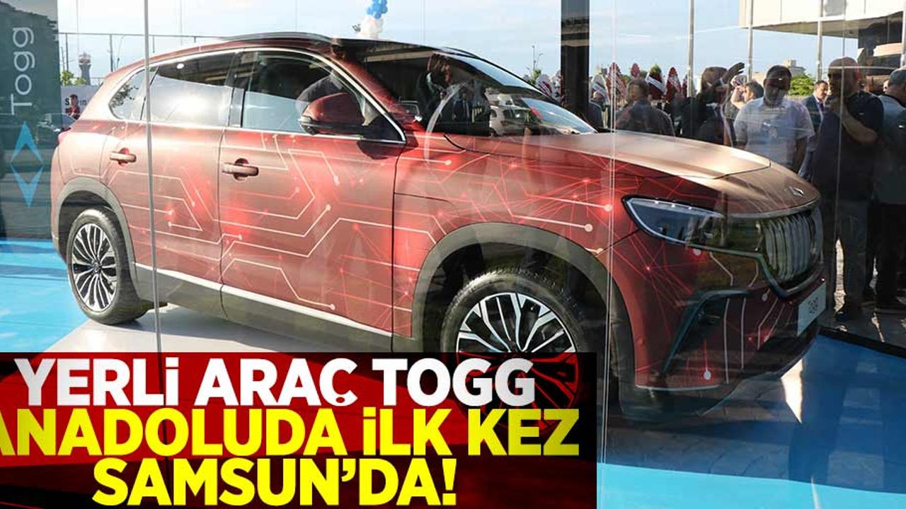 Yerli Araç TOGG Samsun Ticaret Borsası Hizmet Binası Açılışına Damga Vurdu!