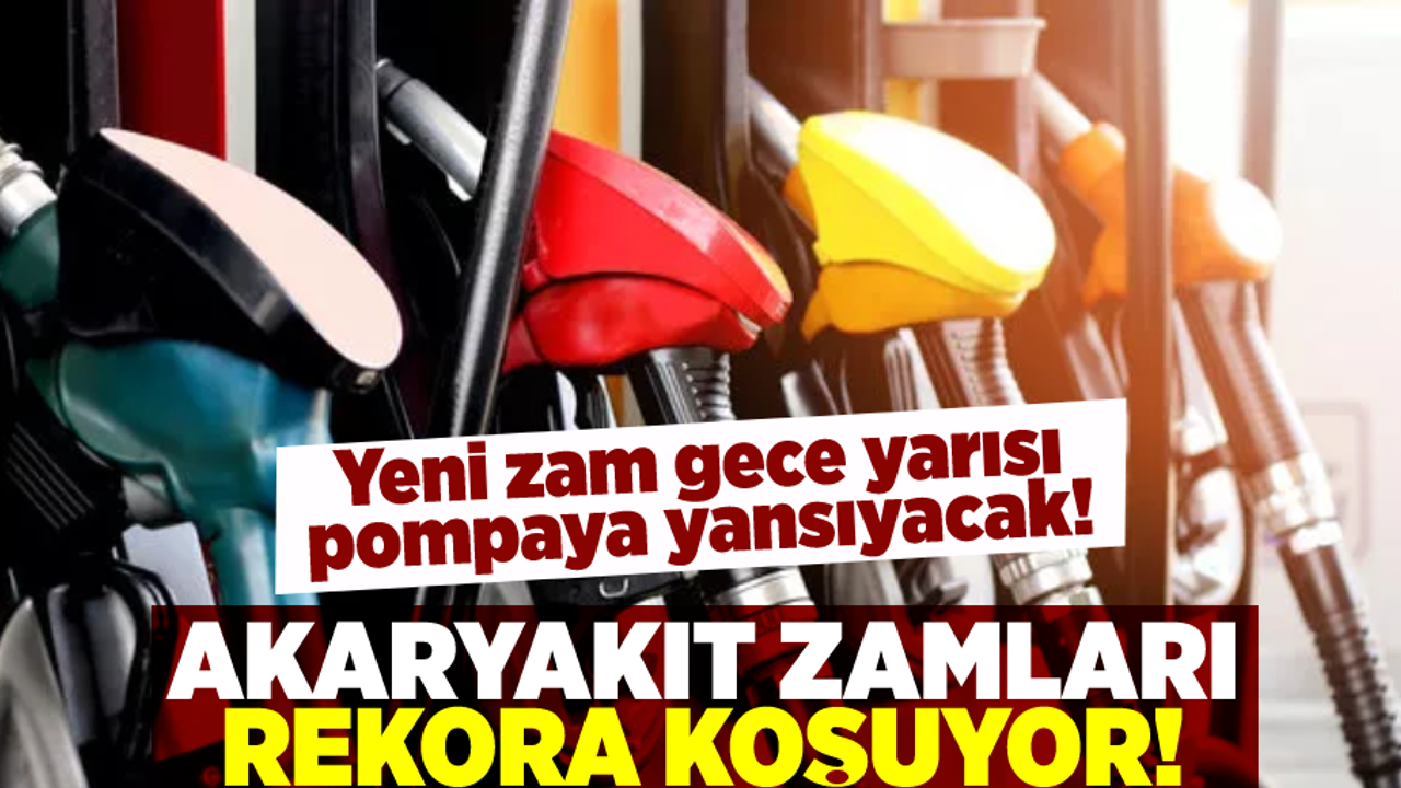 Araç Sahiplerine Yine Hüsran! Gece Yarısından İtibaren Akaryakıta Yeni Zam!