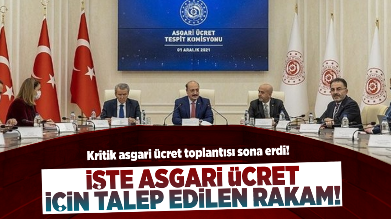 Kritik Toplantı Sona Erdi! Türk-İş asgari ücret rakamını komisyona iletti! 6.391 liranın altına düşmesin!