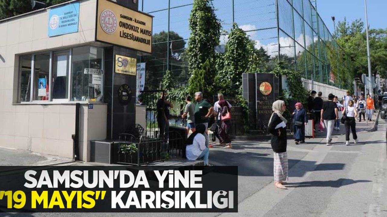 Samsun'da yine "19 Mayıs" karışıklığı