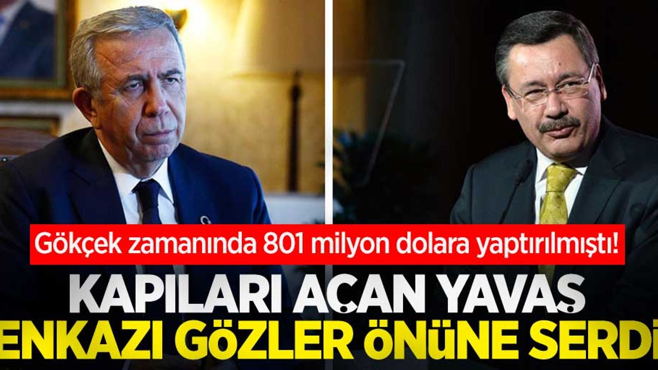 Gökçek zamanında 801 milyon dolara yaptırılmıştı! Kapıları açan Yavaş enkazı gözler önüne serdi