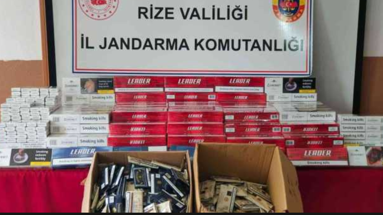 Jandarmadan kaçak sigara operasyonu: 2 gözaltı