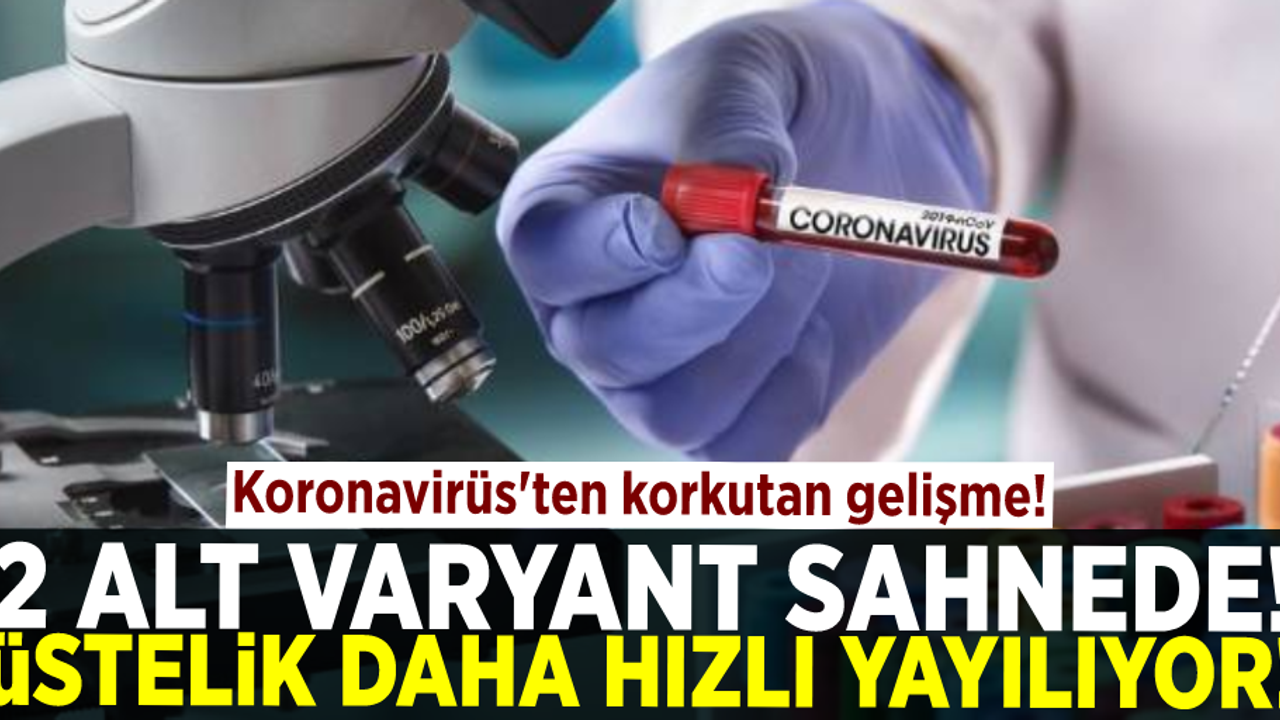 Koronavirüsten Korkutan Gelişme! İki yeni alt varyant ortaya çıktı! Hızla yayılıyor