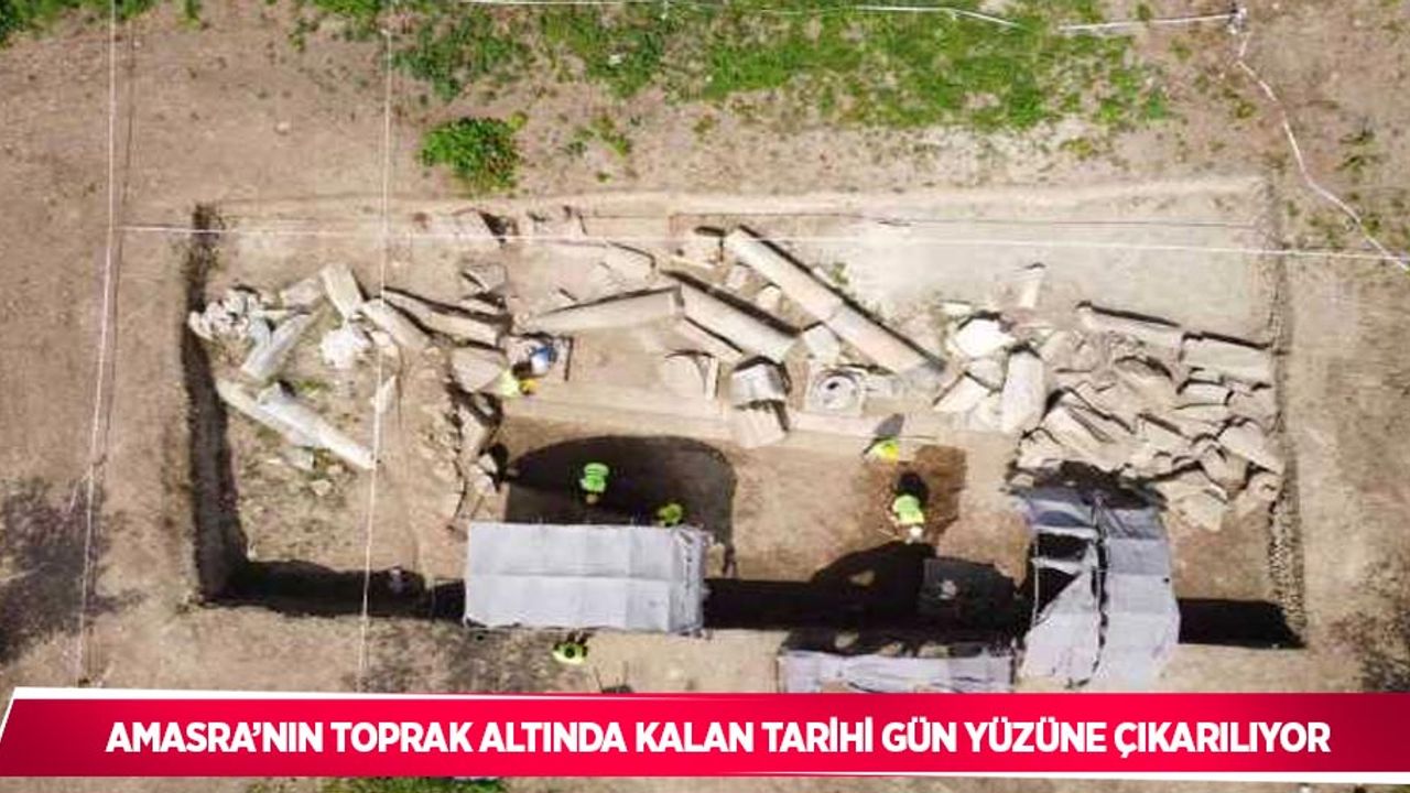 Amasra’nın toprak altında kalan tarihi gün yüzüne çıkarılıyor
