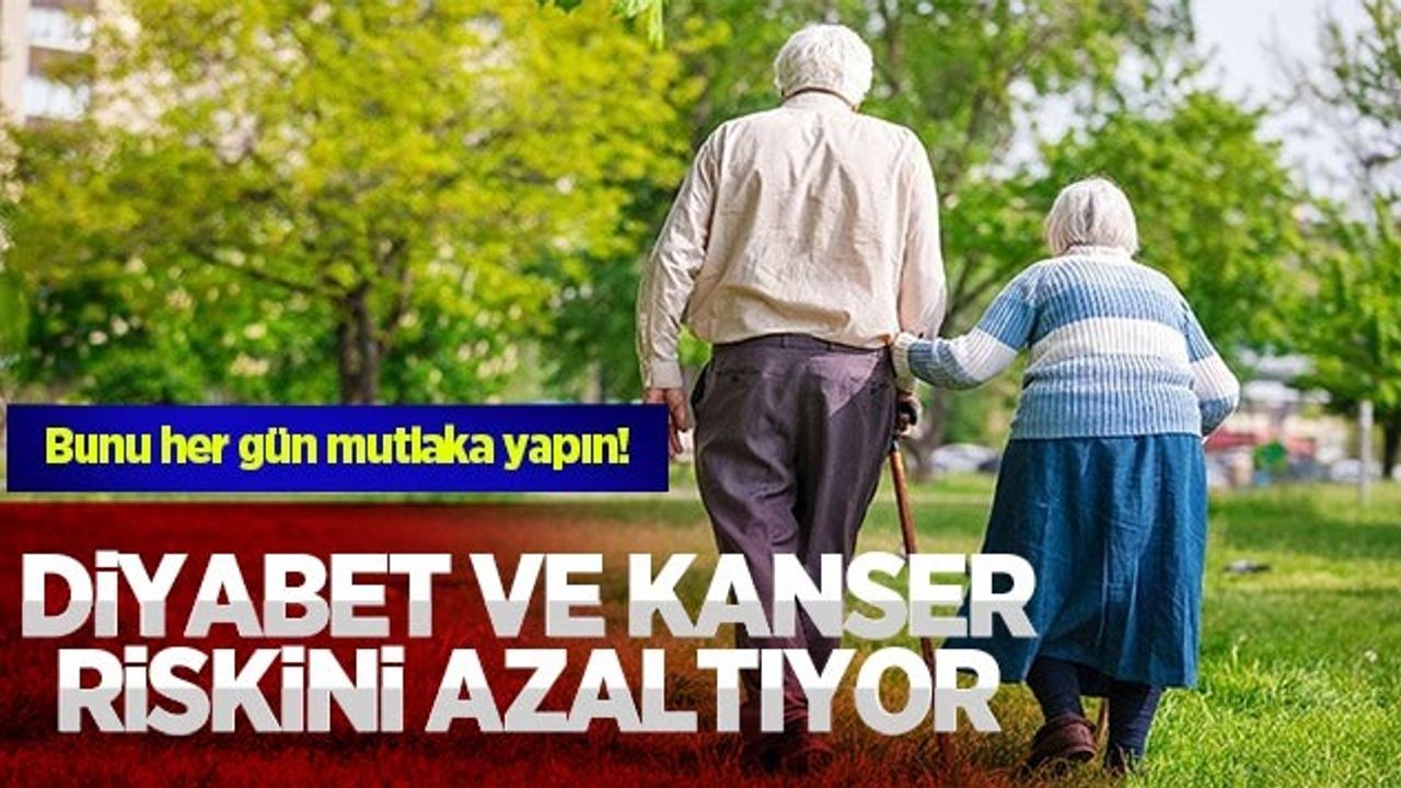 Bunu Her gün Yapmalısınız! Diyabet ve Kanser Riskini Azaltıyor!