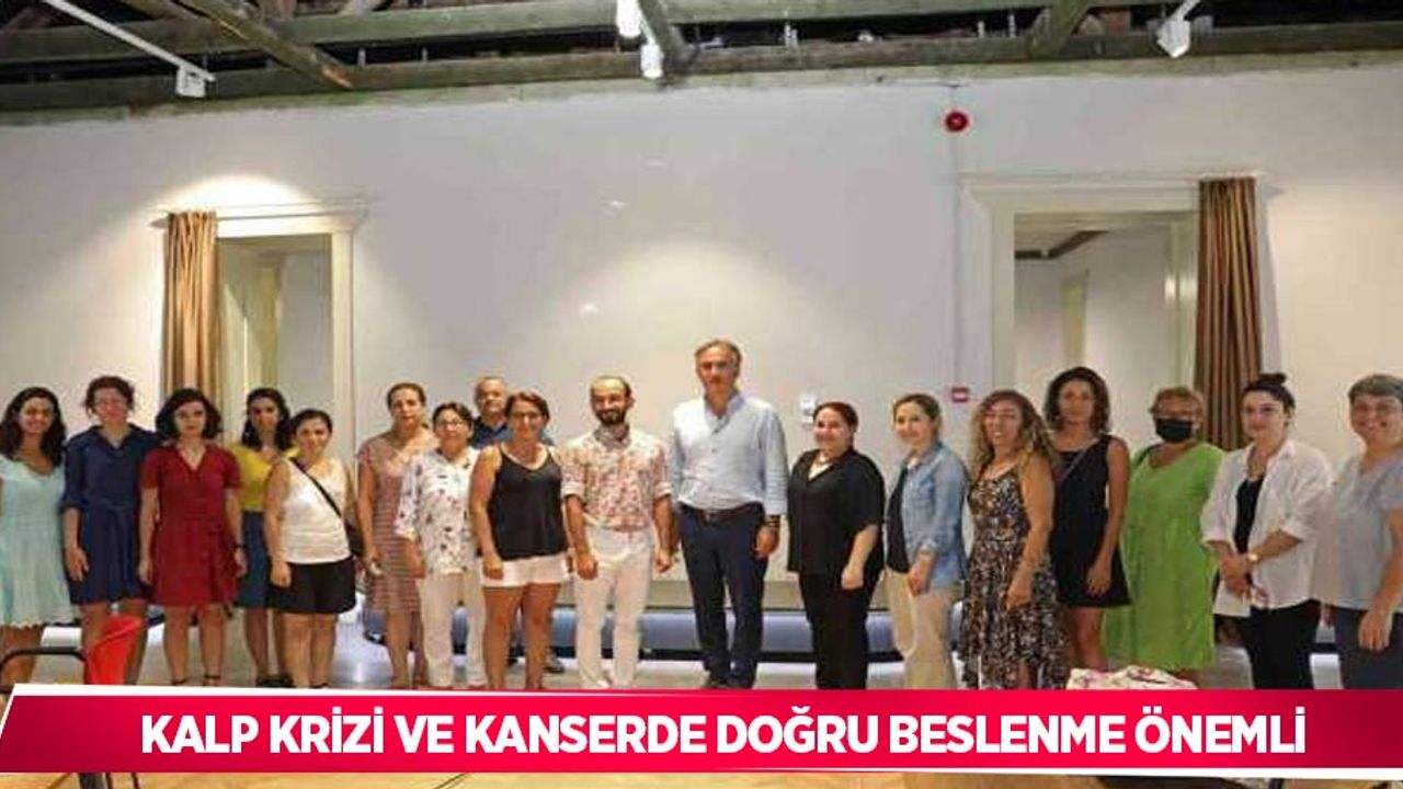 Kalp krizi ve kanserde doğru beslenme önemli