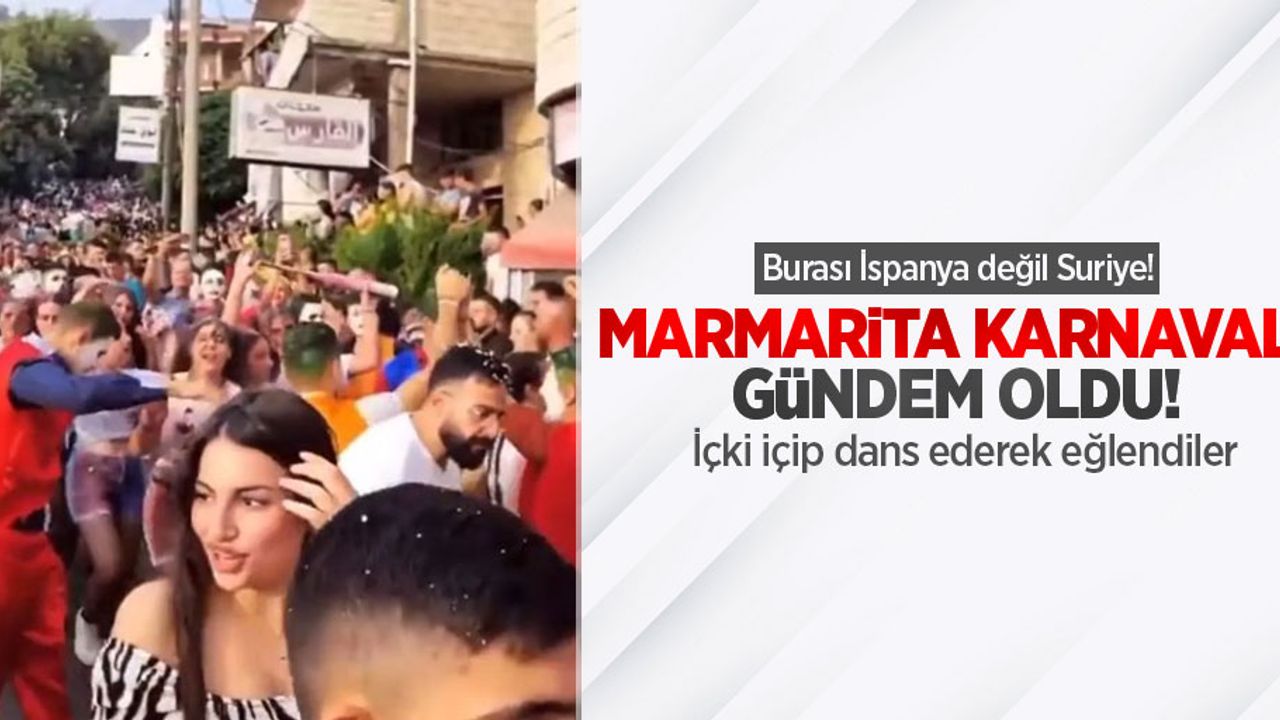 Suriye'deki karnaval görüntüleri gündem oldu! İçki içip dans ederek eğlendiler