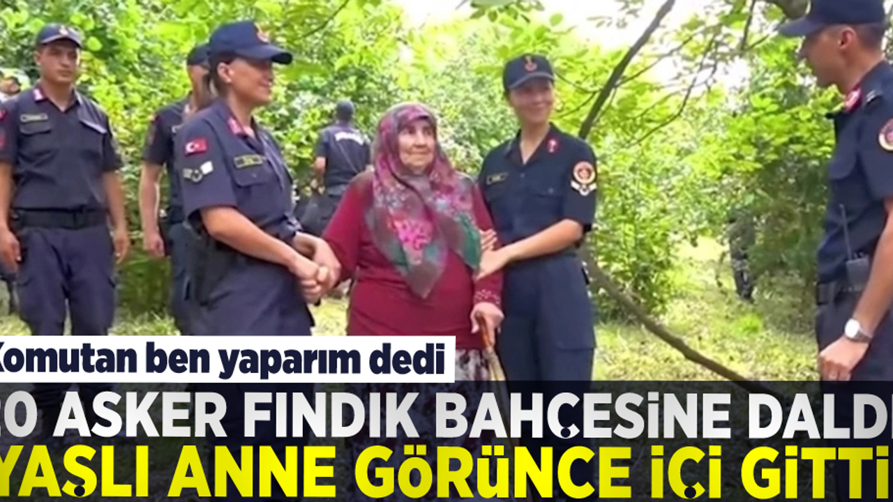 Komutan ''Ben Toplarım Dedi!'' 20 Asker Bahçeye Daldı! Askerleri Gören Annenin İçi Gitti!