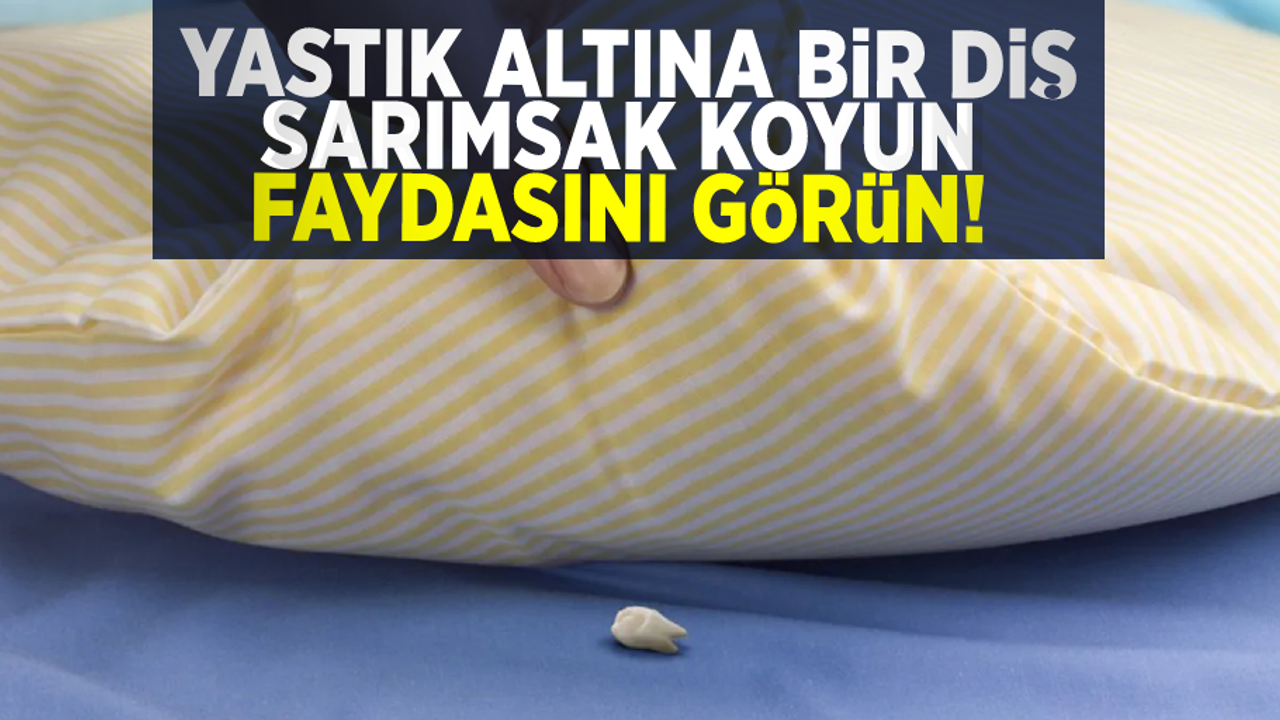 Yastık Altına Bir Diş Sarımsak Koyun! Faydası Saymakla Bitmiyor!