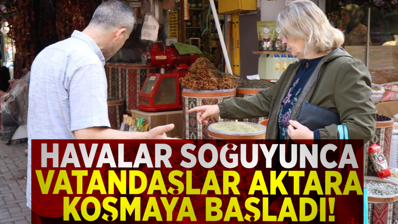 Havalar Soğuyunca Vatandaşlar Aktara Akın Etti!