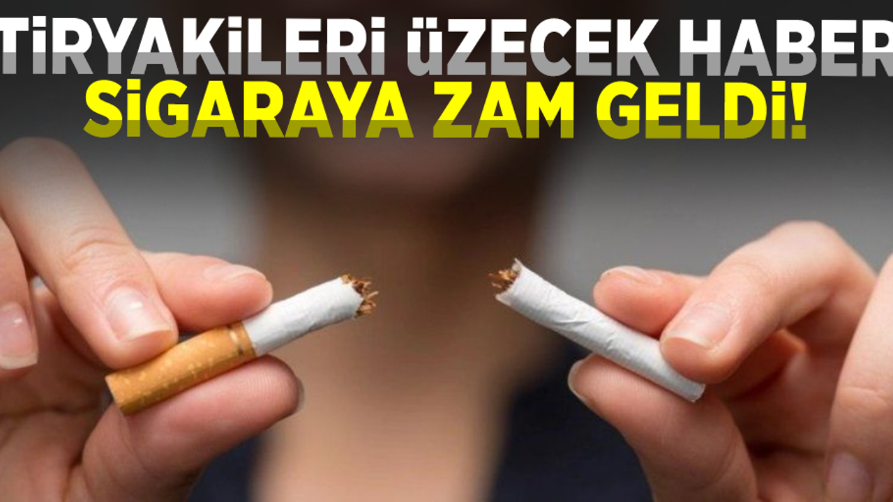 Sigara Tiryakilerini Üzecek Haber! Sigaraya Zam Geliyor!