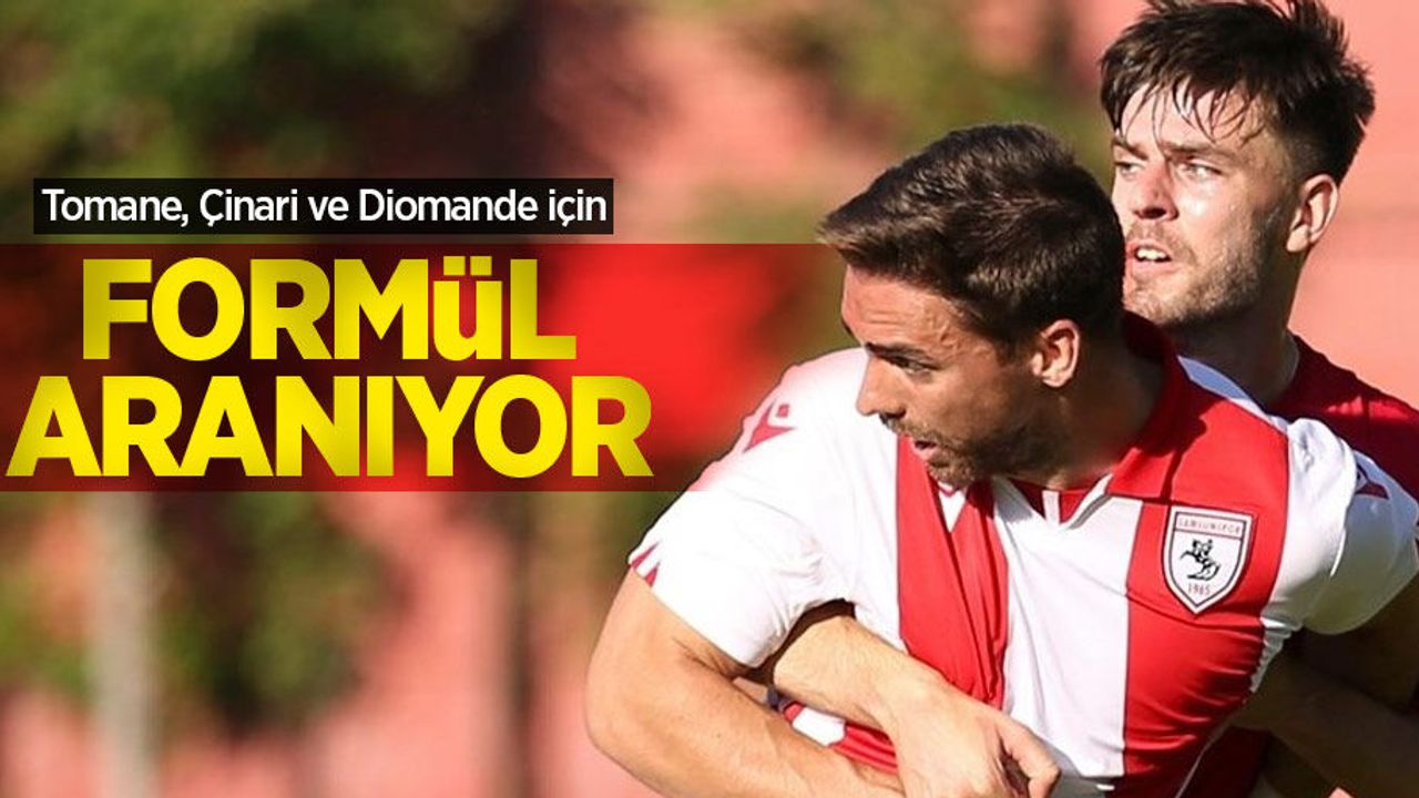 Tomane, Çinari ve Diomande için FORMÜL ARANIYOR 