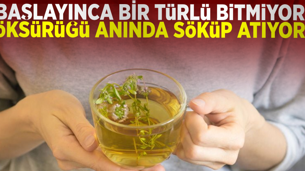 Başlayınca Geçmek Bilmiyor! Öksürüğü Kesip Atıyor!