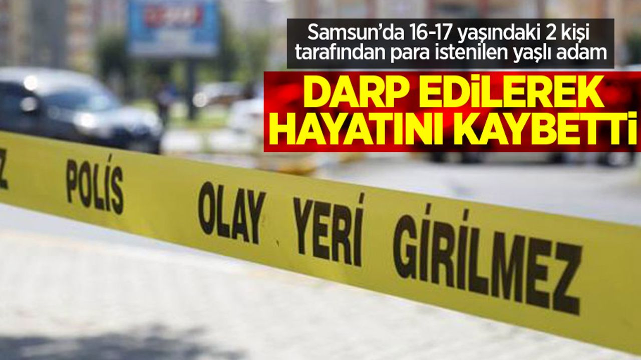 Parkta para isteyenler tarafından darp edilen yaşlı adam hayatını kaybetti