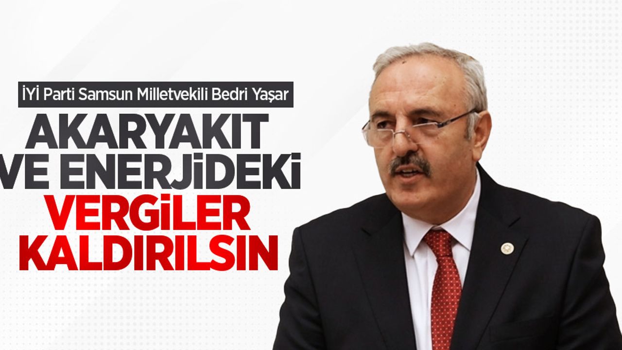 Yaşar, Akaryakıt ve enerjideki vergiler kaldırılsın