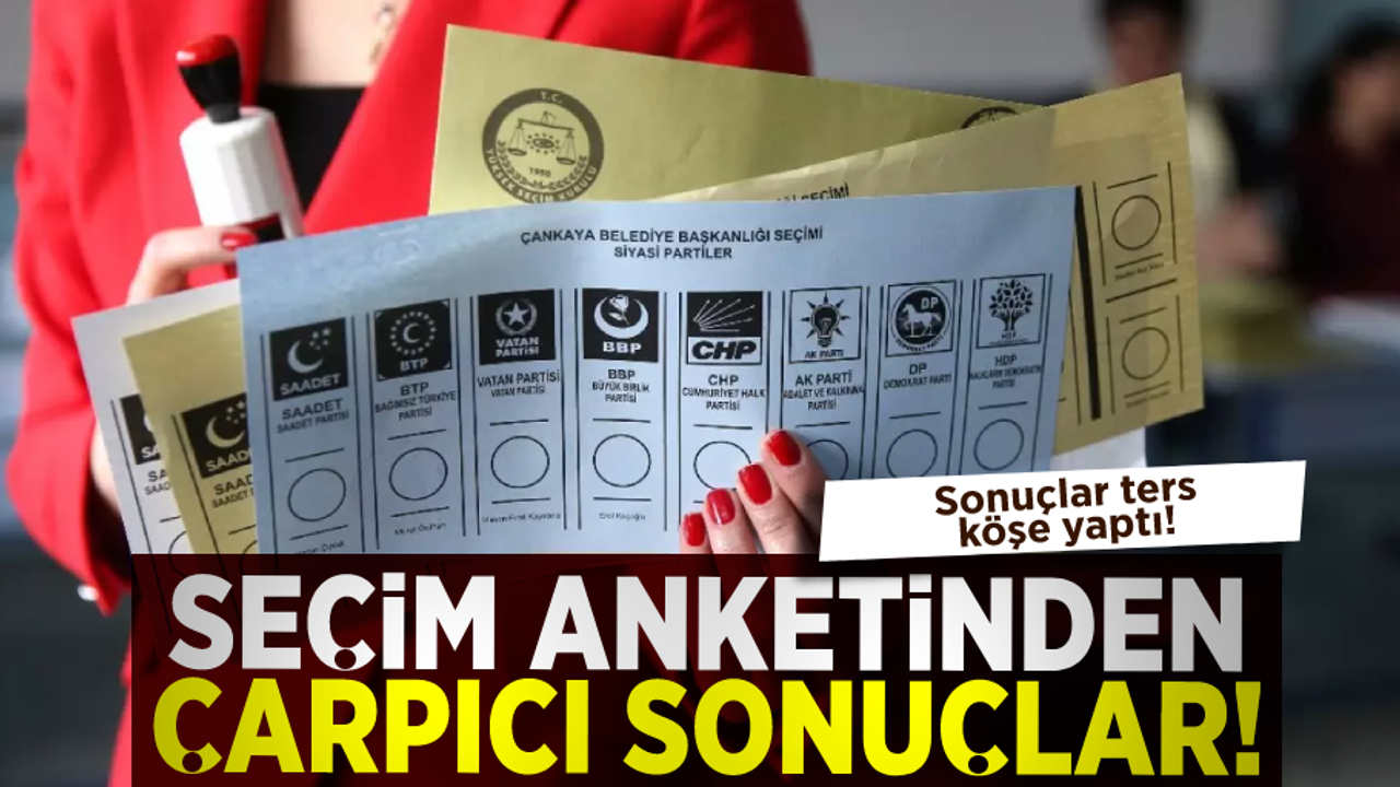 Yeni Anketten Çarpıcı Sonuçlar! O İsim Herkesi Geride Bıraktı!