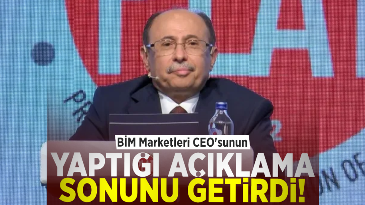 BİM Marketleri CEO'sunun Yaptığı Açıklama Sonunu Getirdi!