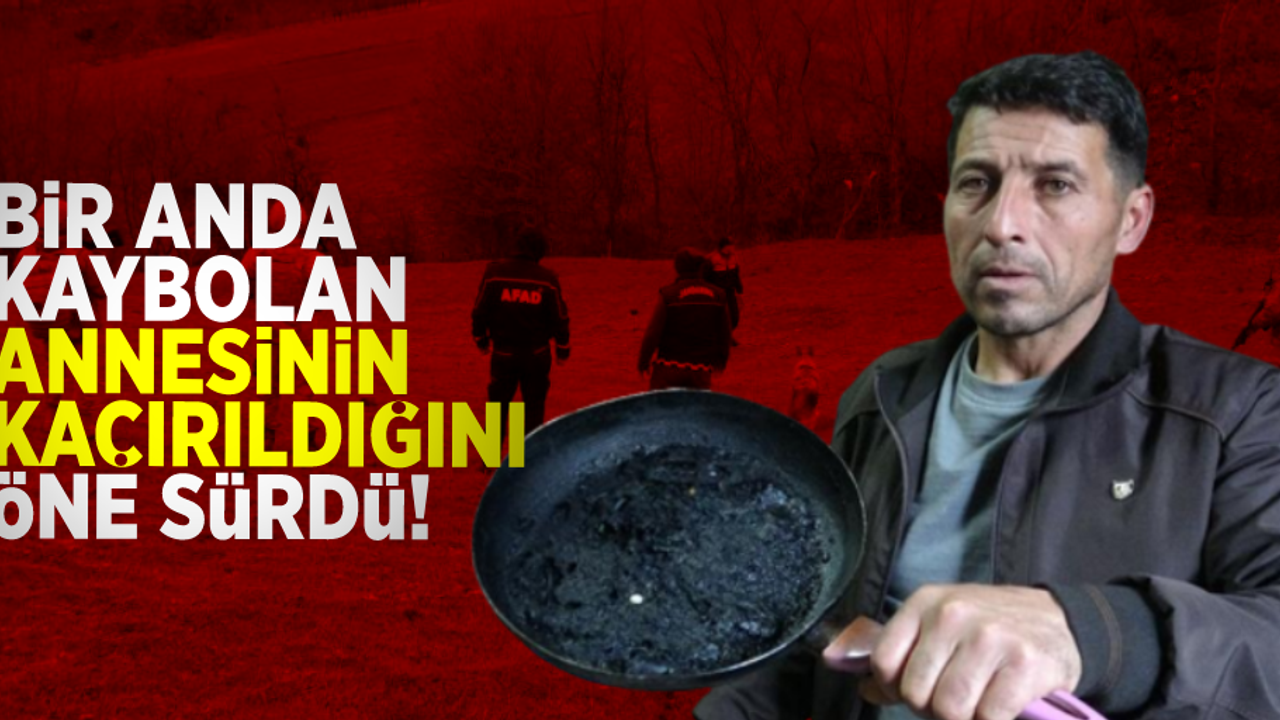 Bir Anda Kaybolan Annesinin Kaçırıldığını Öne Sürdü!
